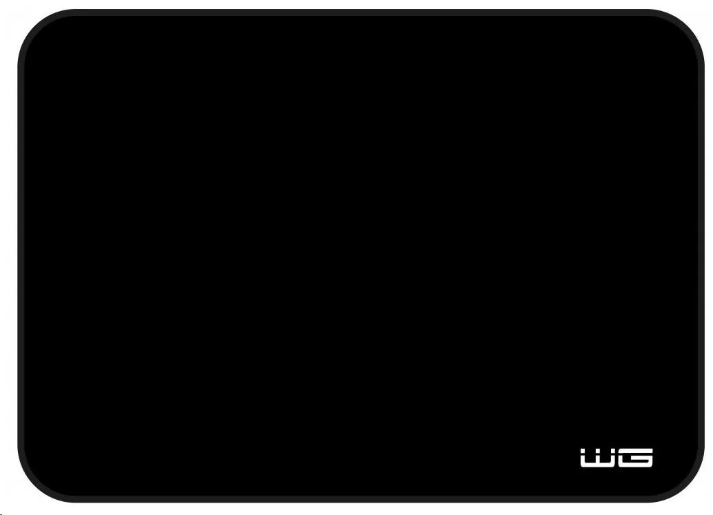 WG - Herní podložka pod myš WG3 350x250x3mm black