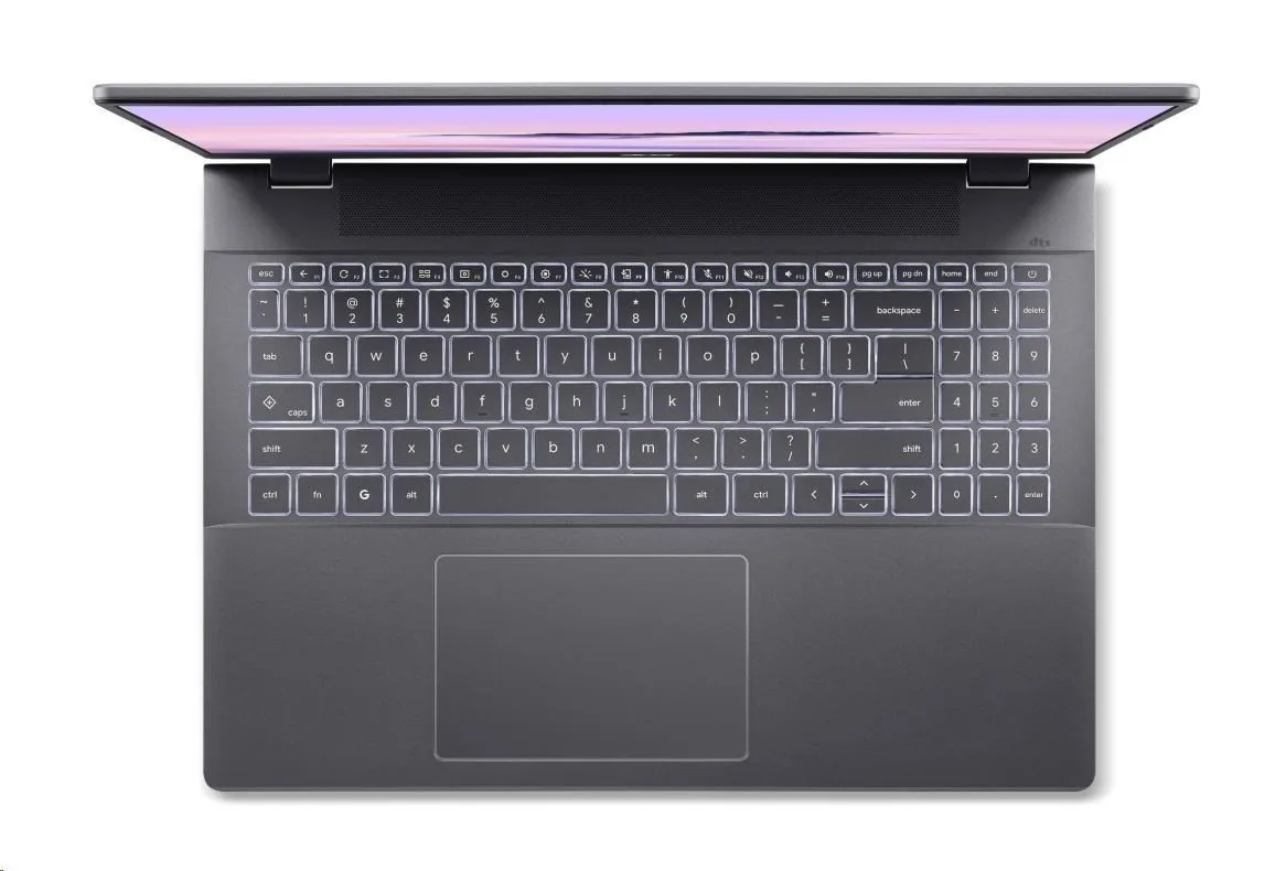 ACER Chromebook Plus 516 (CB516-1HT-57NV),Core 5 120U,16"WUXGA,16GB,256GB SSD,Intel,Chrome OS,Gray