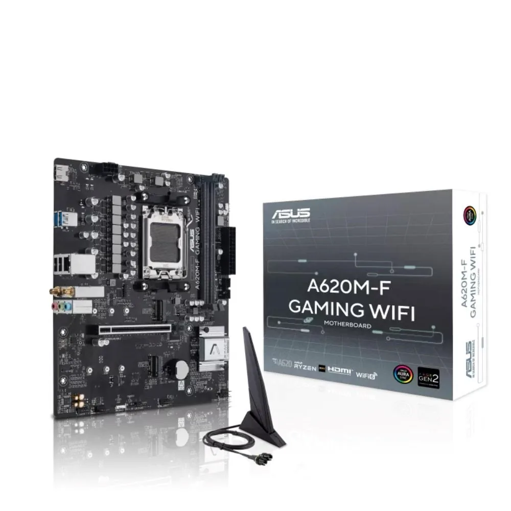 MB ASUS A620M-F Gaming WIFI AM5 2xDDR5 M.2 W6+BT5.3 HDMI mATX