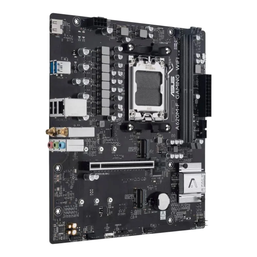 MB ASUS A620M-F Gaming WIFI AM5 2xDDR5 M.2 W6+BT5.3 HDMI mATX