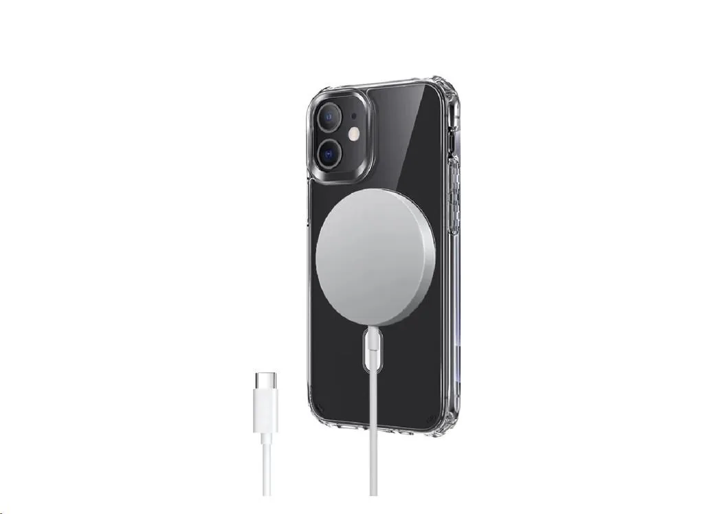 WG - Bezdrátová nabíječka Qi2 FAST MAGNET 15W, bílá