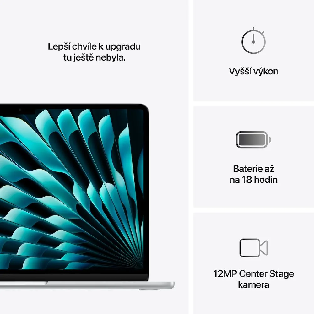 Apple MacBook Air 13"/M4/13,6"/2560x1664/16GB/256GB SSD/M4/Sequoia/Silver/1R