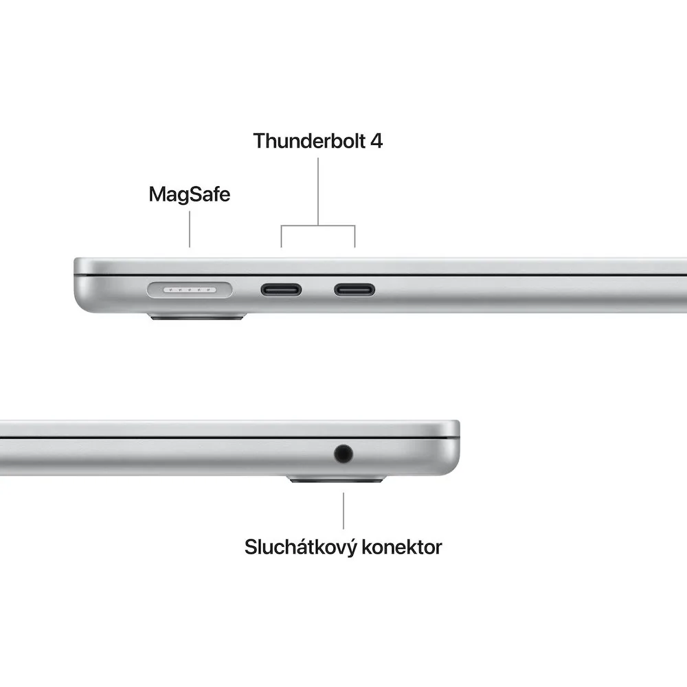 Apple MacBook Air 13"/M4/13,6"/2560x1664/16GB/256GB SSD/M4/Sequoia/Silver/1R