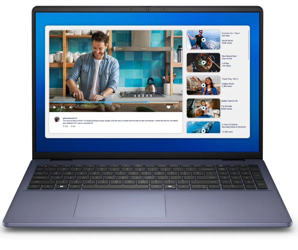 Dell 16 DC16251 C5-120U 16GB 512GB SSD 16" FHD+ Integrated FgrPr 4 Cell 65W WLAN Backlit Kb W11 Pro 3Y ProSpt
