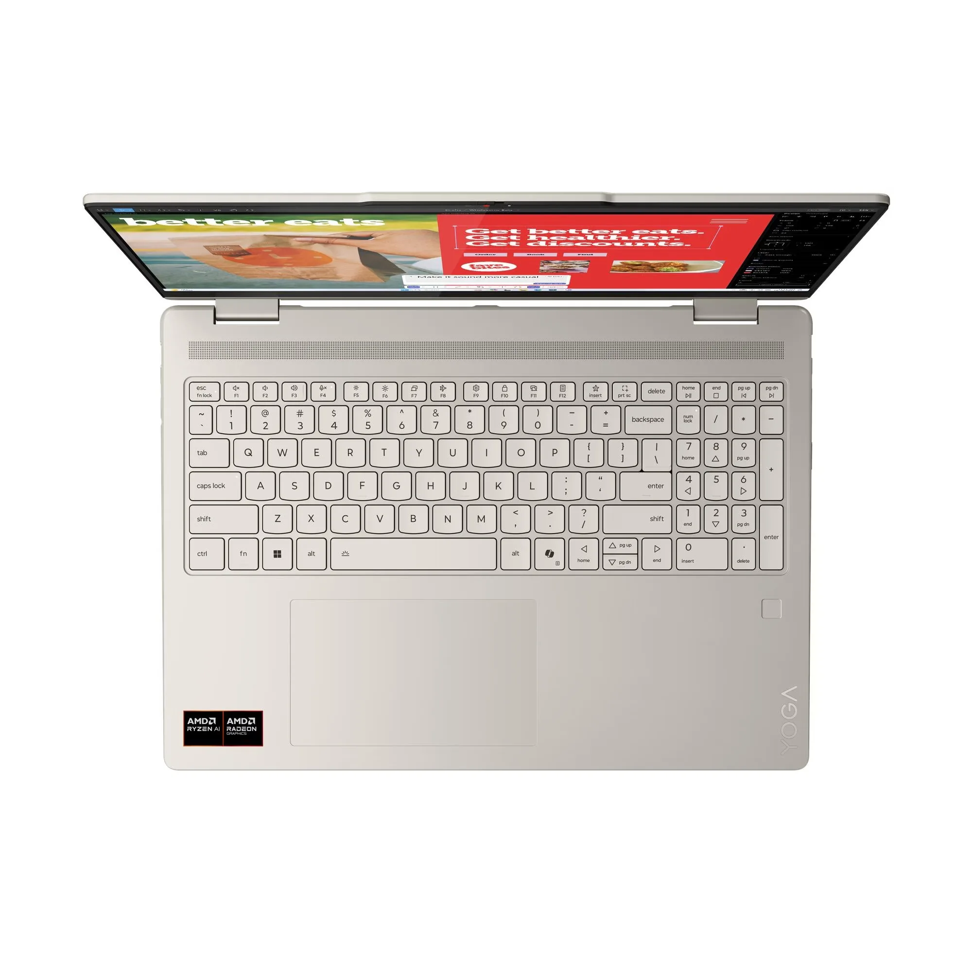 Lenovo Yoga 7 2-in-1/16AKP10/AI7-350/16"/2880x1800/T/32GB/1TB/AMD int/bez OS/Seashell/3R On-Site