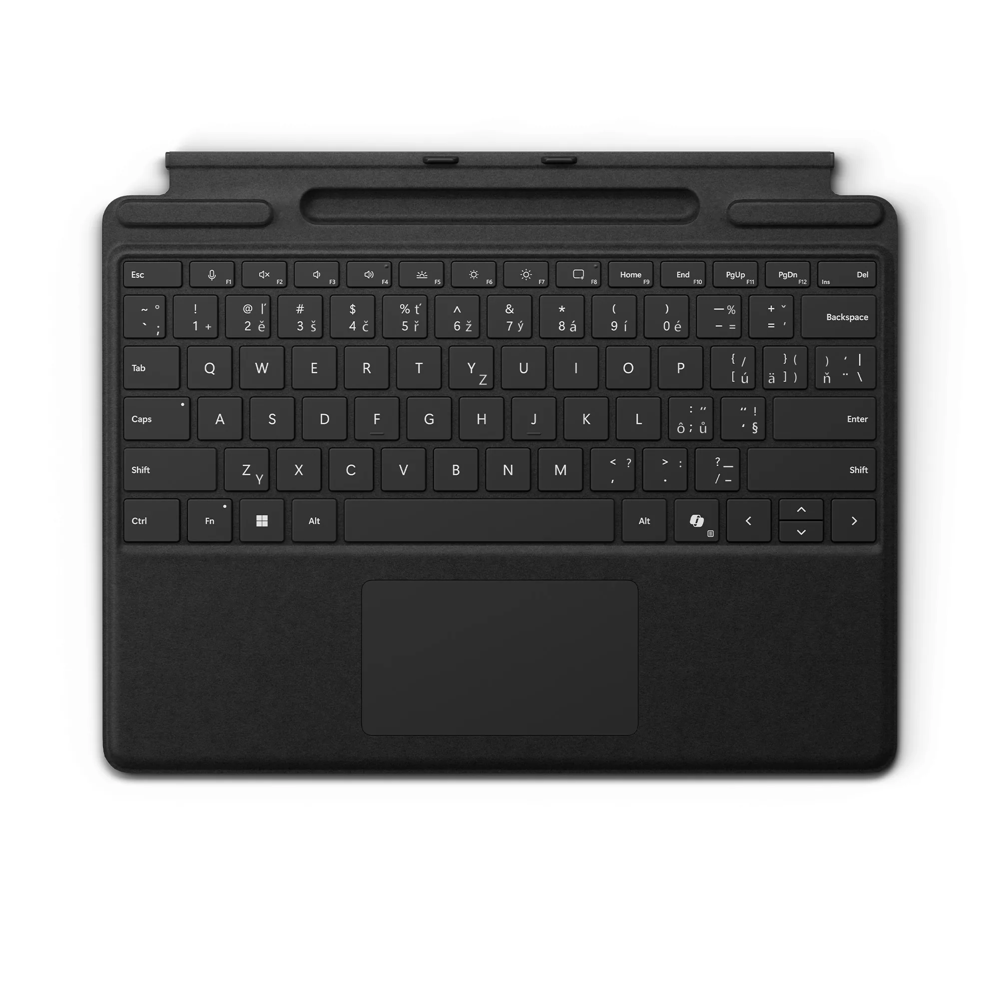 Microsoft Surface Pro Keyboard with Slim Pen Storage (Black), CZ&SK (potisk)