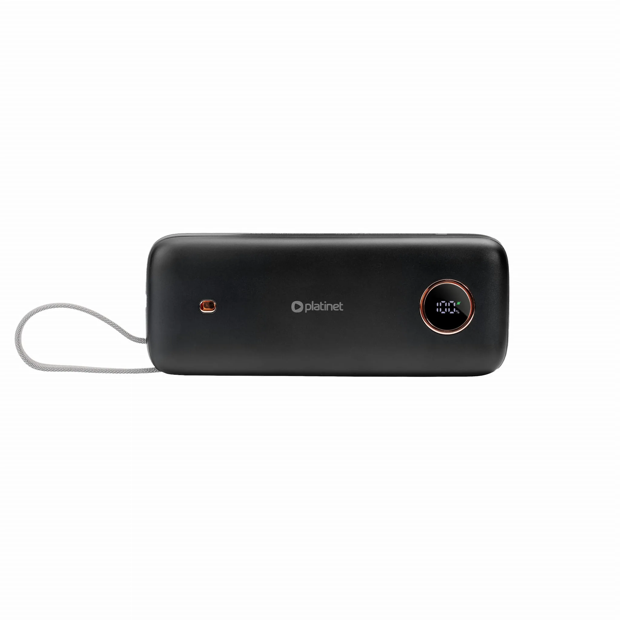 Platinet Powerbanka 20000 mAh 70W Power Delivery, 1xUSB-C, 1xUSB-A, kabel USB-C 1m, černá