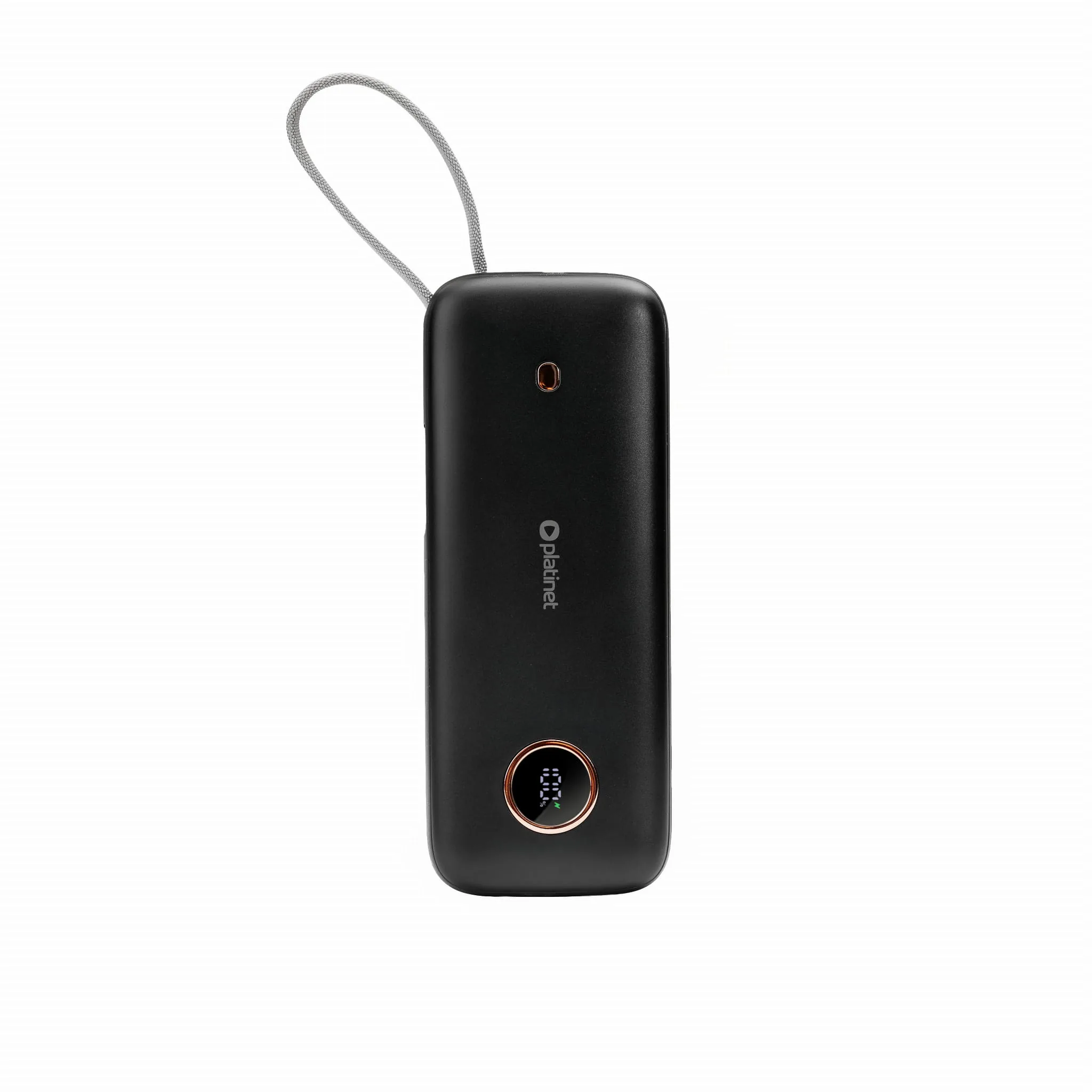 Platinet Powerbanka 20000 mAh 70W Power Delivery, 1xUSB-C, 1xUSB-A, kabel USB-C 1m, černá