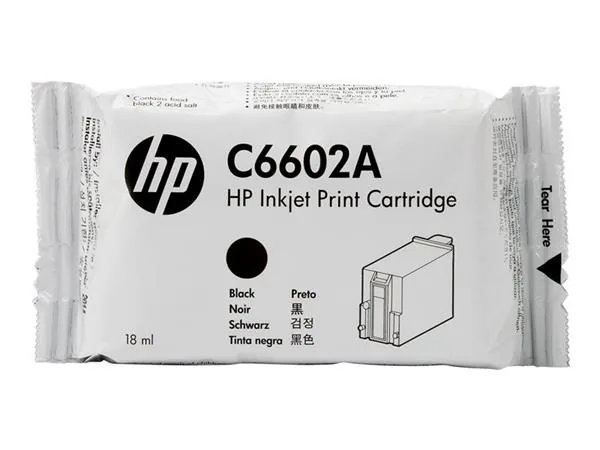 HP - 18 ml - černá - kompatibilní - inkoustová cartridge - pro Addmaster IJ 6080, 6160, 7100; Ithaca BANKjet 2500; KITCHENjet 1000; POSjet 1000, 1500