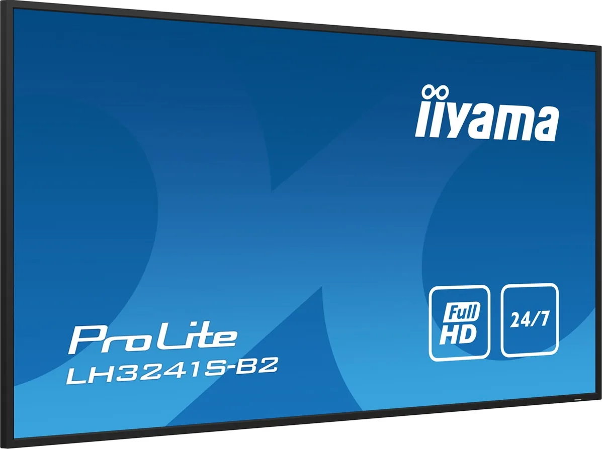 iiyama ProLite LH3241S-B2 - 31.5" Třída úhlopříčky displej LCD s LED podsvícením - digital signage - s vestavěný přehrávač médií SoC - 1080p 1920 x 1080 - černá