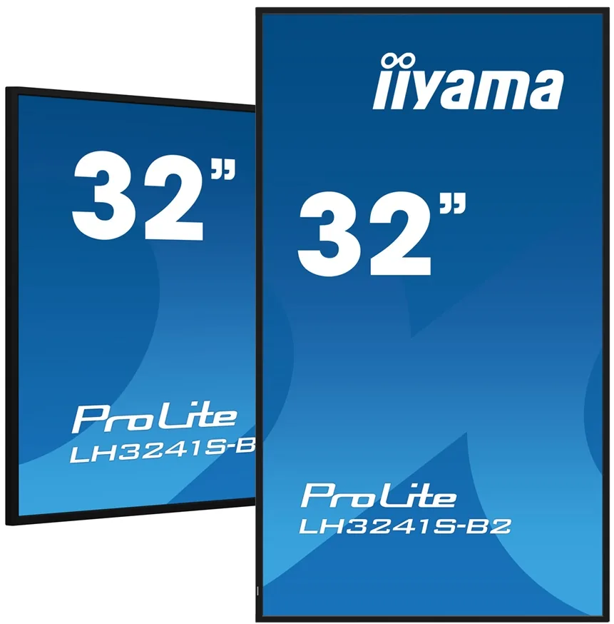 iiyama ProLite LH3241S-B2 - 31.5" Třída úhlopříčky displej LCD s LED podsvícením - digital signage - s vestavěný přehrávač médií SoC - 1080p 1920 x 1080 - černá