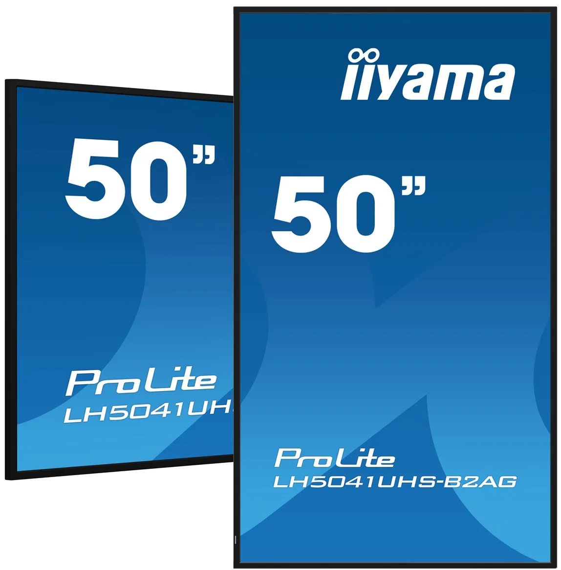 iiyama ProLite LH5041UHS-B2AG - 50" Třída úhlopříčky displej LCD s LED podsvícením - digital signage - s vestavěný přehrávač médií SoC - 4K UHD (2160p) 3840 x 2160 - černá, lesklý