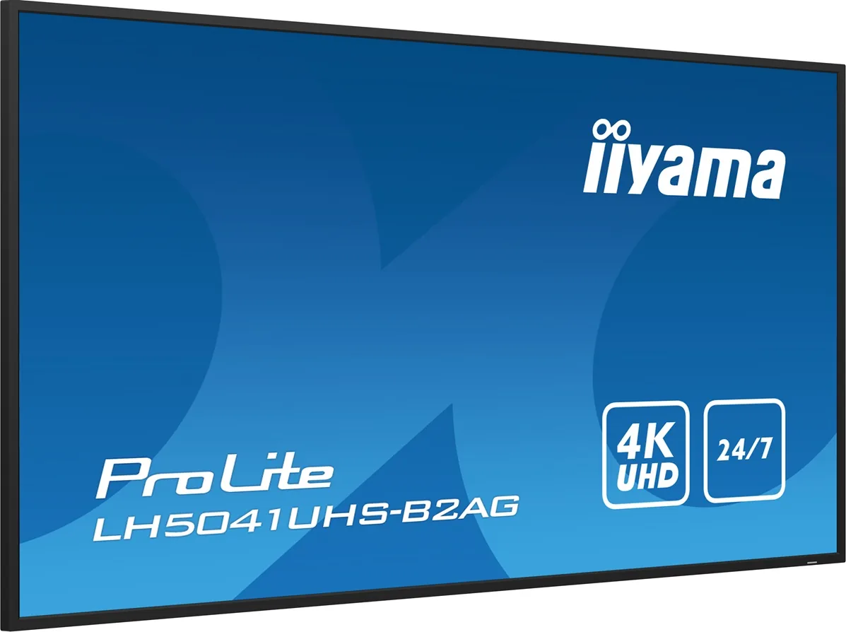 iiyama ProLite LH5041UHS-B2AG - 50" Třída úhlopříčky displej LCD s LED podsvícením - digital signage - s vestavěný přehrávač médií SoC - 4K UHD (2160p) 3840 x 2160 - černá, lesklý