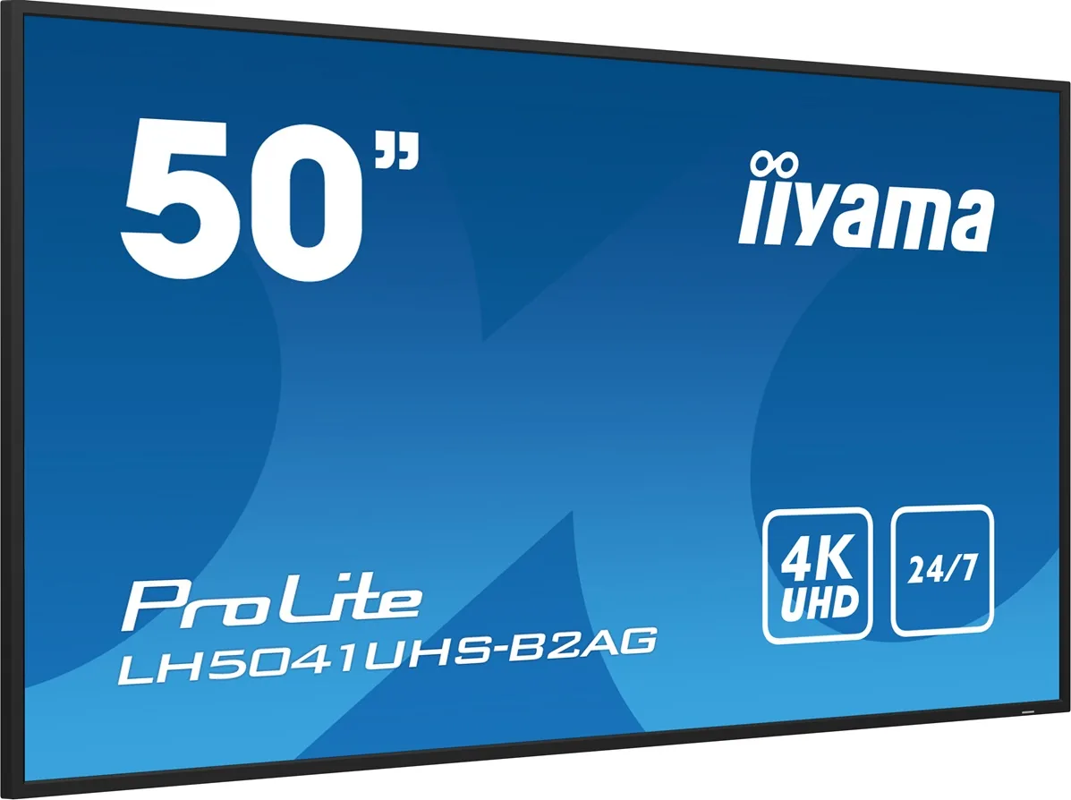 iiyama ProLite LH5041UHS-B2AG - 50" Třída úhlopříčky displej LCD s LED podsvícením - digital signage - s vestavěný přehrávač médií SoC - 4K UHD (2160p) 3840 x 2160 - černá, lesklý