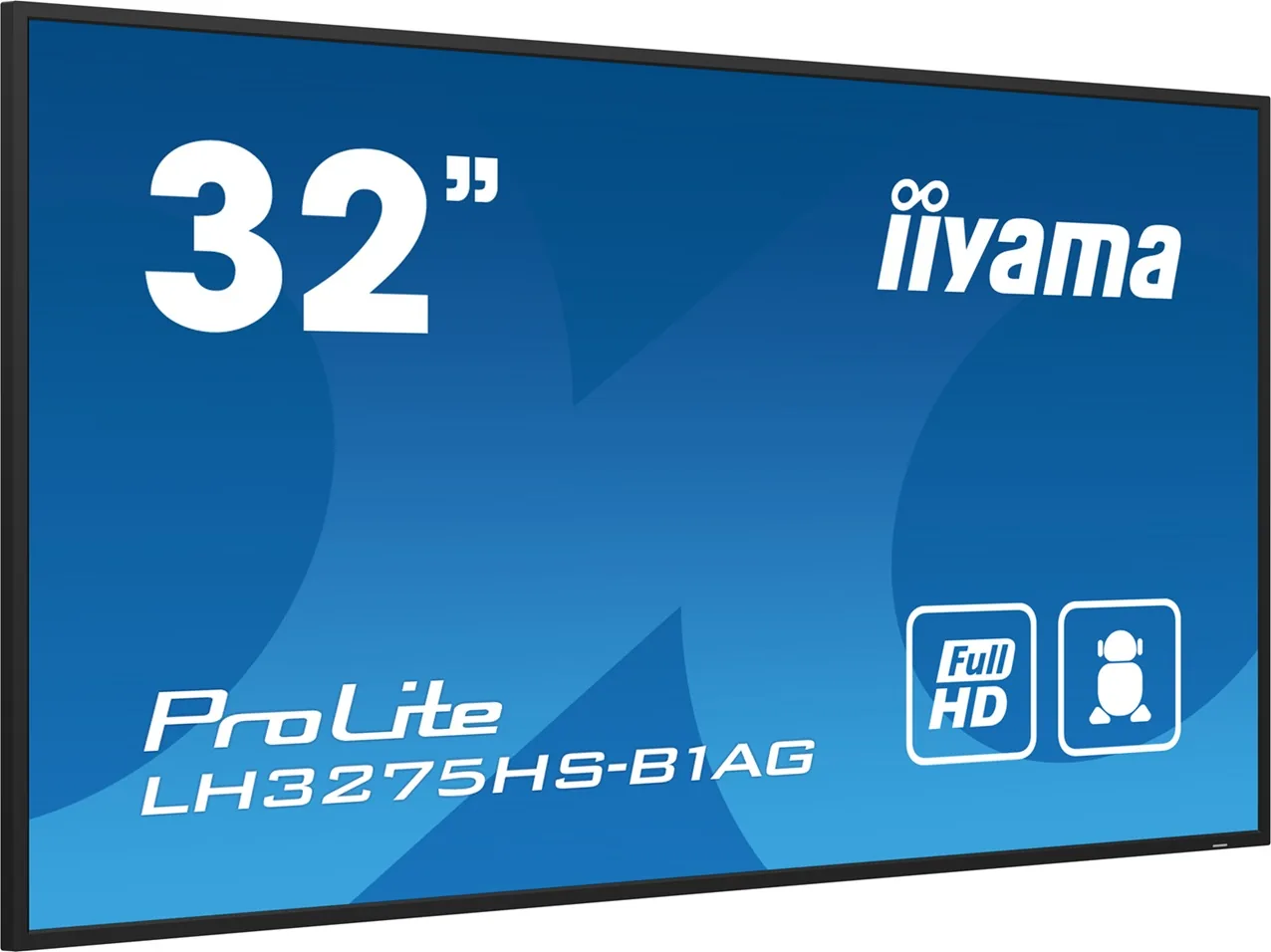 iiyama ProLite LH3275HS-B1AG - 32" Třída úhlopříčky displej LCD s LED podsvícením - digital signage - s vestavěný přehrávač médií SoC - Android - 1080p 1920 x 1080 - černá, matná
