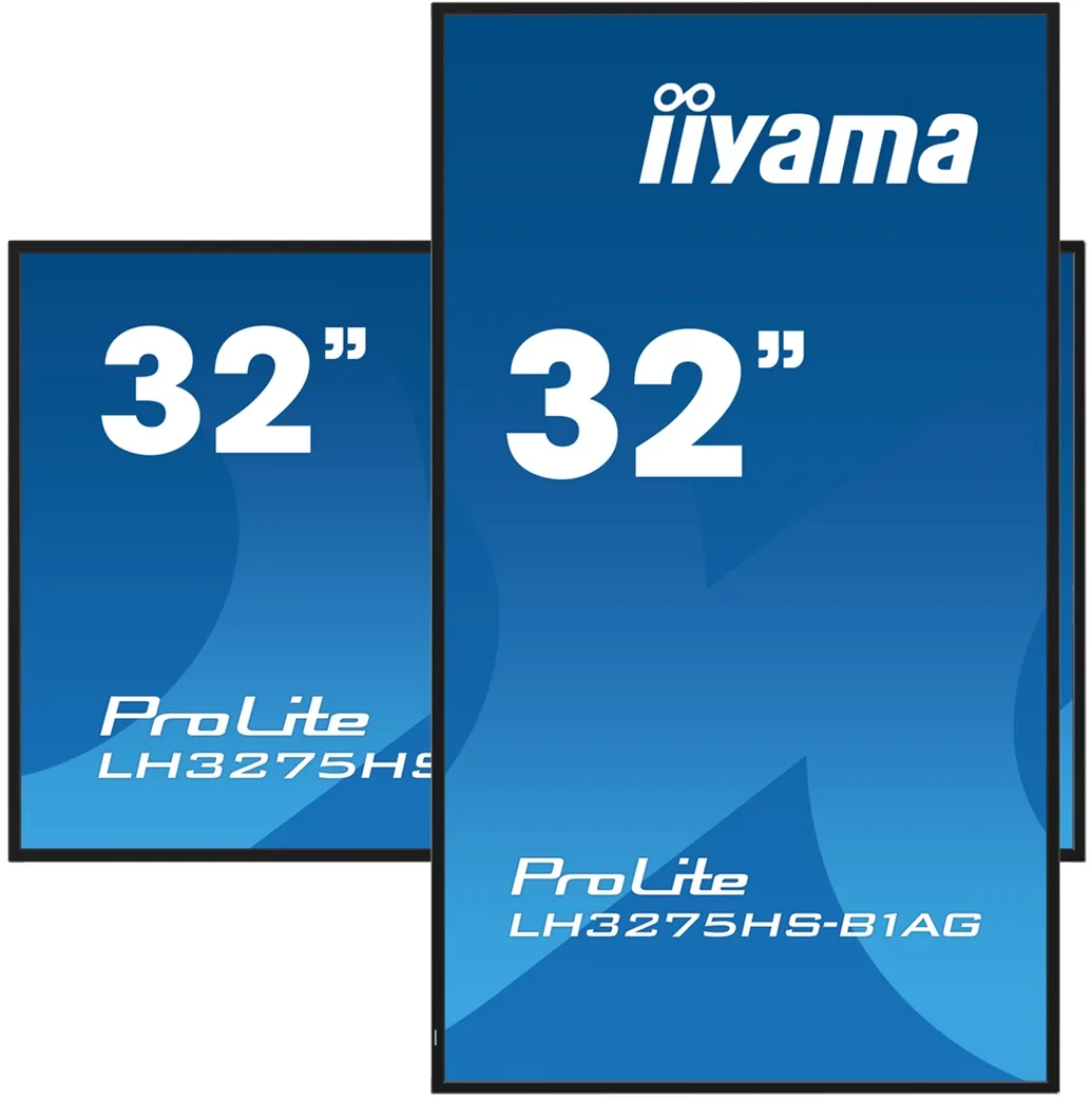 iiyama ProLite LH3275HS-B1AG - 32" Třída úhlopříčky displej LCD s LED podsvícením - digital signage - s vestavěný přehrávač médií SoC - Android - 1080p 1920 x 1080 - černá, matná