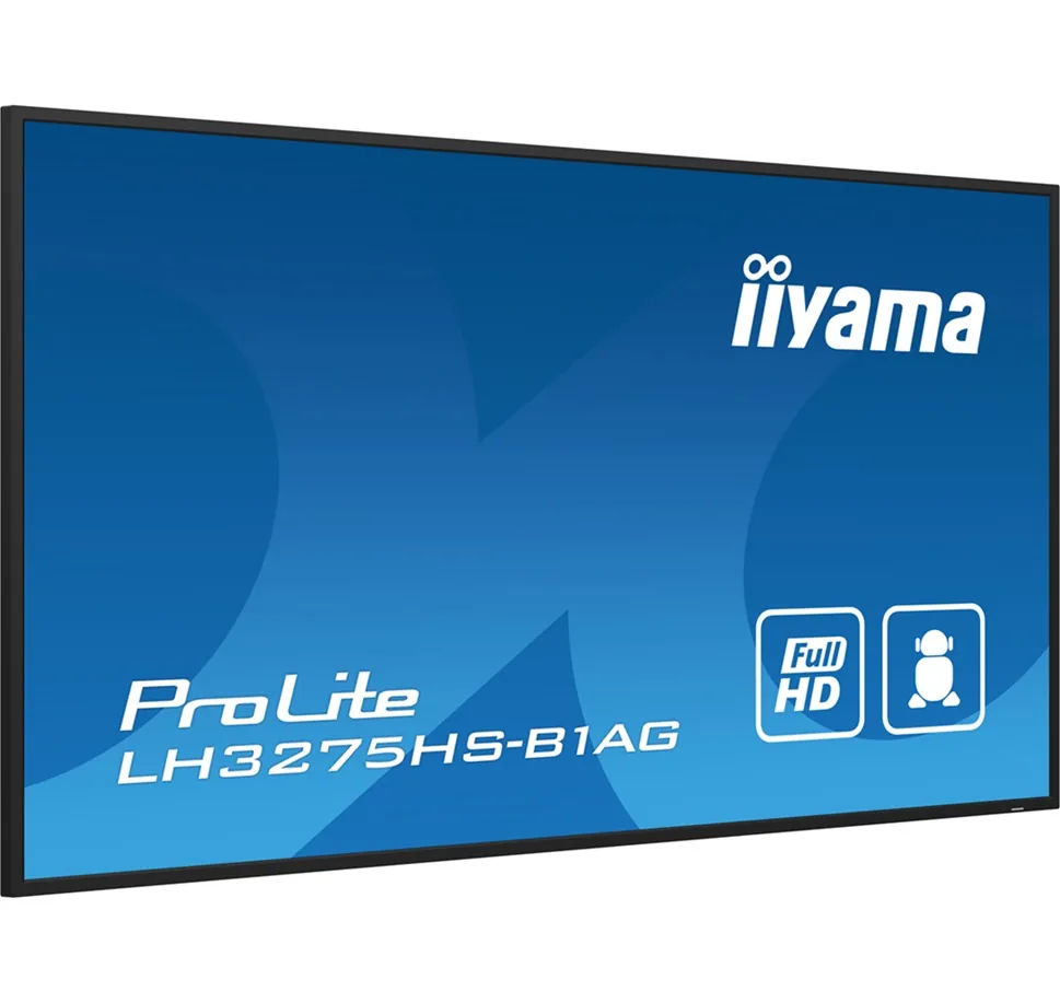iiyama ProLite LH3275HS-B1AG - 32" Třída úhlopříčky displej LCD s LED podsvícením - digital signage - s vestavěný přehrávač médií SoC - Android - 1080p 1920 x 1080 - černá, matná