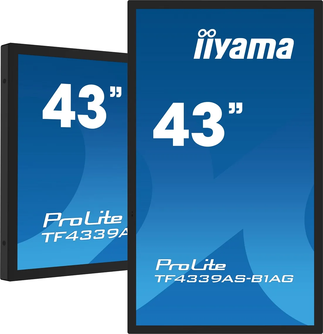 iiyama ProLite TF4339AS-B1AG - 43" Třída úhlopříčky (42.5" zobrazitelný) displej LCD s LED podsvícením - digital signage - s vestavěný mediální přehrávač a dotyková obrazovka (multi touch) - 4K UHD (2160p) 3840 x 2160 - černý rám s matným povrchem