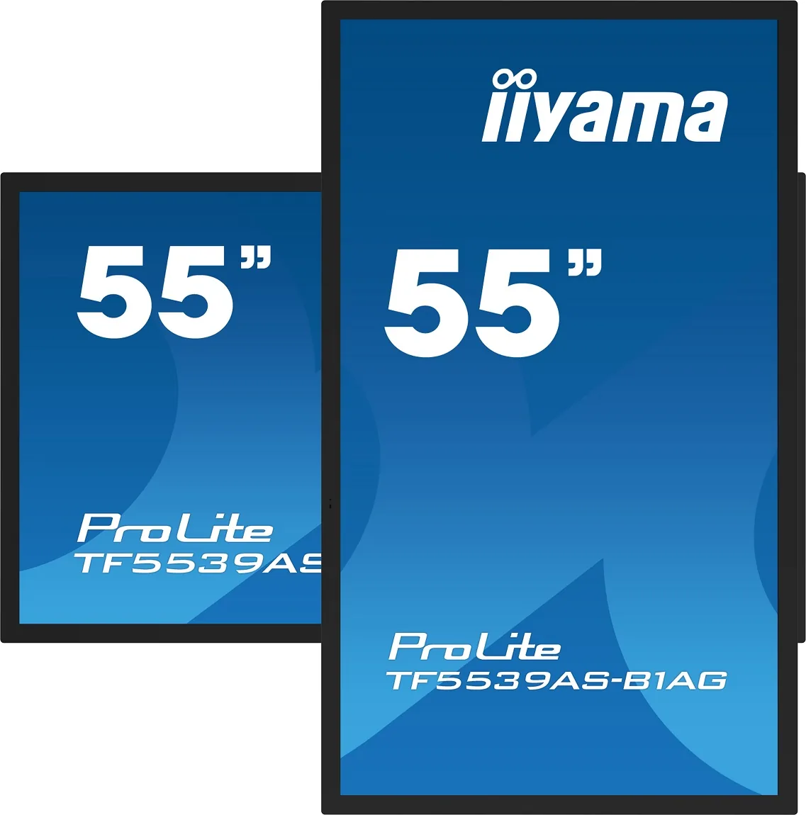 iiyama ProLite TF5539AS-B1AG - 55" Třída úhlopříčky displej LCD s LED podsvícením - digital signage - s vestavěný mediální přehrávač a dotyková obrazovka (multi touch) - Android - 4K UHD (2160p) 3840 x 2160 - černá