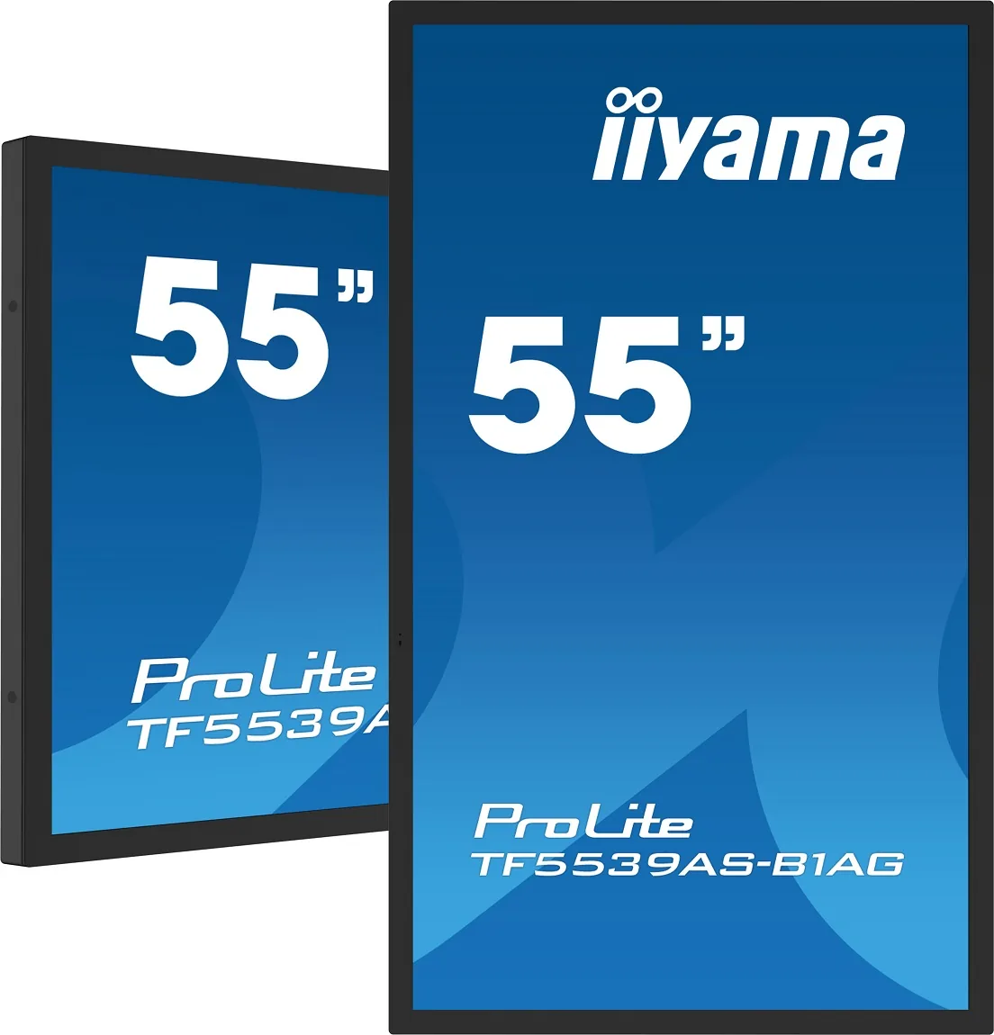 iiyama ProLite TF5539AS-B1AG - 55" Třída úhlopříčky displej LCD s LED podsvícením - digital signage - s vestavěný mediální přehrávač a dotyková obrazovka (multi touch) - Android - 4K UHD (2160p) 3840 x 2160 - černá