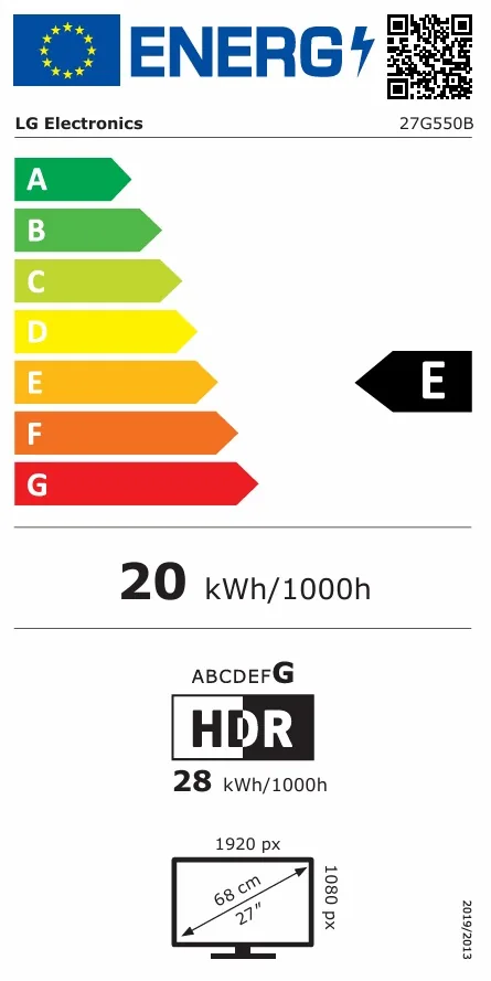 LG UltraGear/27G550B-B/27"/IPS/FHD/300Hz/1ms/Černá/2R