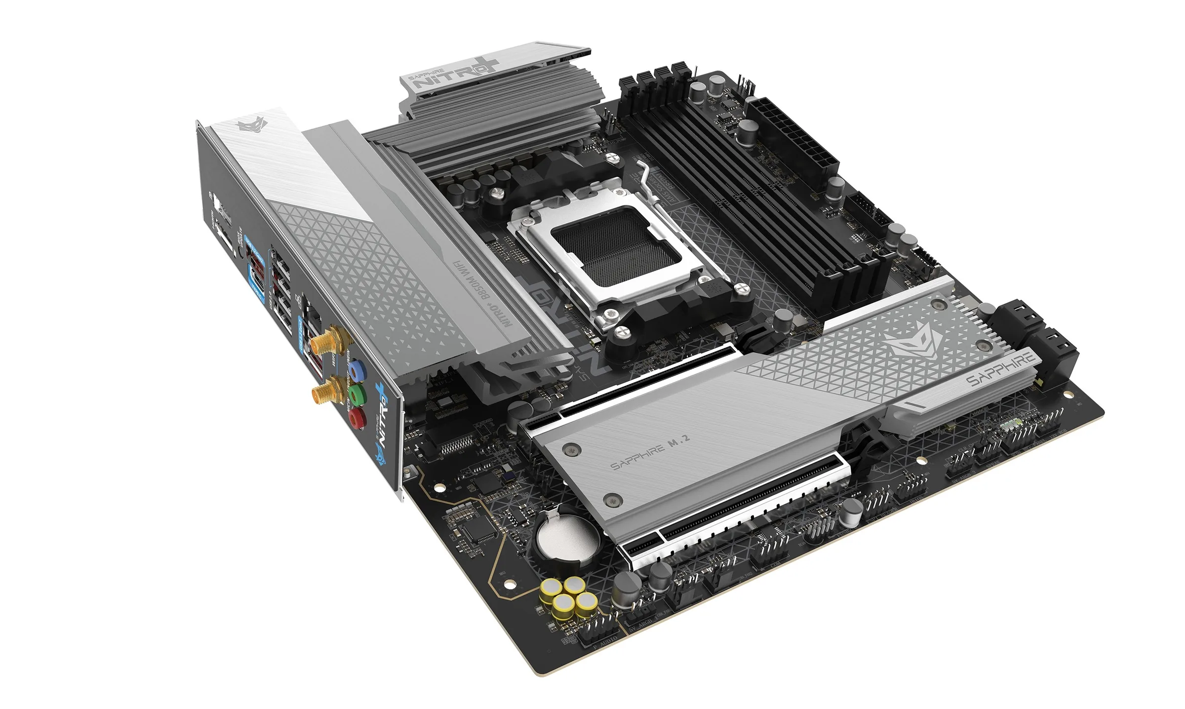 MB SAPPHIRE NITRO+ B850M WIFI AM5 4xDDR5 M.2 HDMI DP W6+BT5.3 mATX