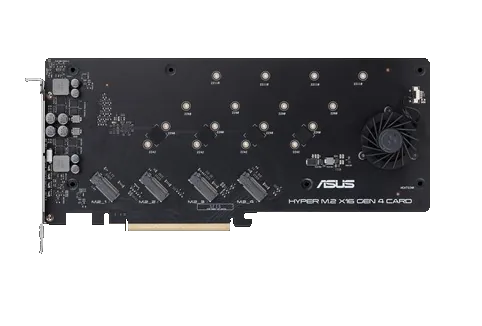 ASUS HYPER M.2 X16 GEN 4 CARD - PCIe rozširujúca karta pre 4x M.2 SSD
