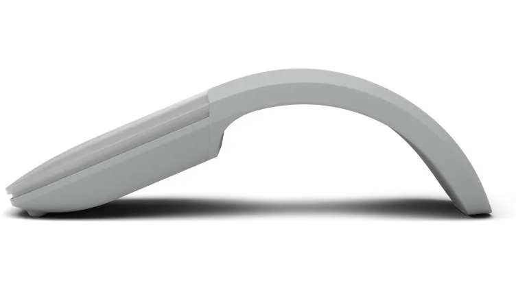 Microsoft Surface Arc Mouse/Cestovní/Blue Track/1 000 DPI/Bezdrátová Bluetooth/Šedá