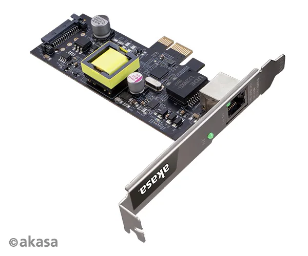 AKASA 2.5 Gigabit PCIe síťová karta s PoE