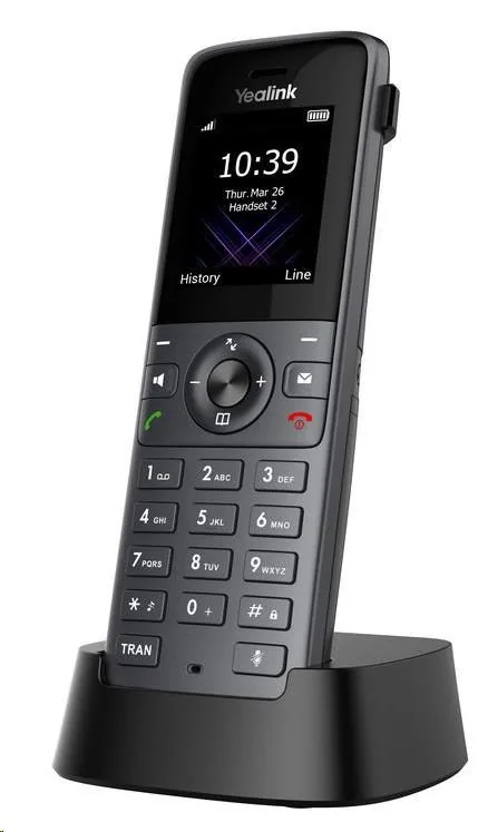 Yealink W73H IP DECT ručka pro W70B, 1,8'' bar.disp.