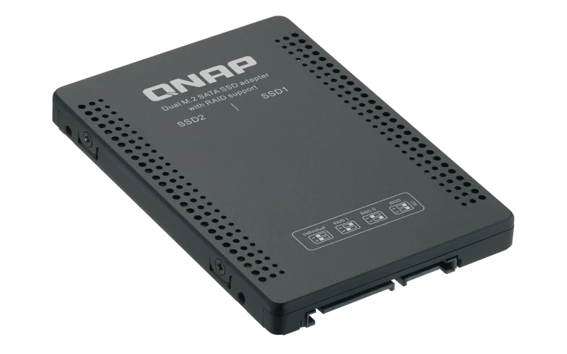 QNAP QDA-A2MAR - redukce z 2x M.2 na 1x 2.5"
