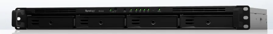 Synology RX418 Expansion Unit - Police - 4 zásuvky (SATA-600) - k upevnění na regál - 1U