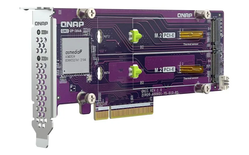 Qnap QM2 Card - QM2-2P-384A