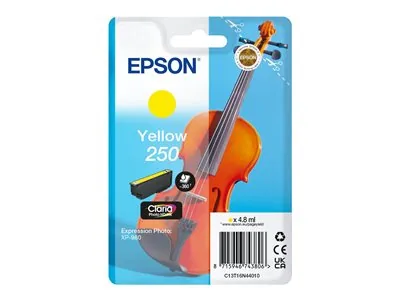 Epson 250 - 4.8 ml - žlutá - originální - blistr - inkoustová cartridge - pro P/N: C11CL95401, C11CL95402