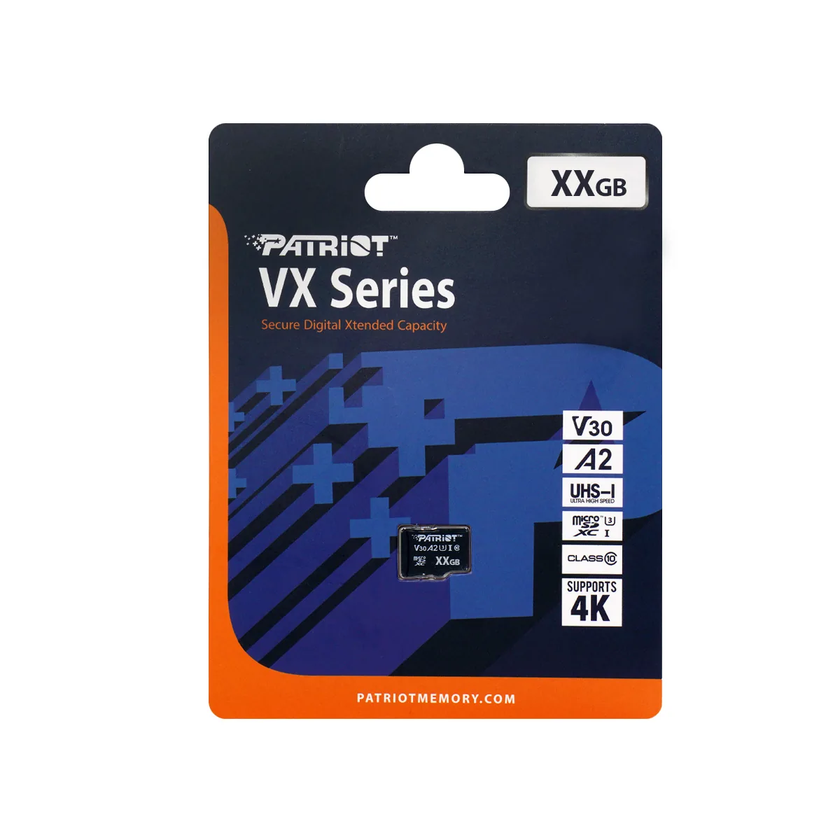 128GB microSDXC Patriot VX V30 U3 A2