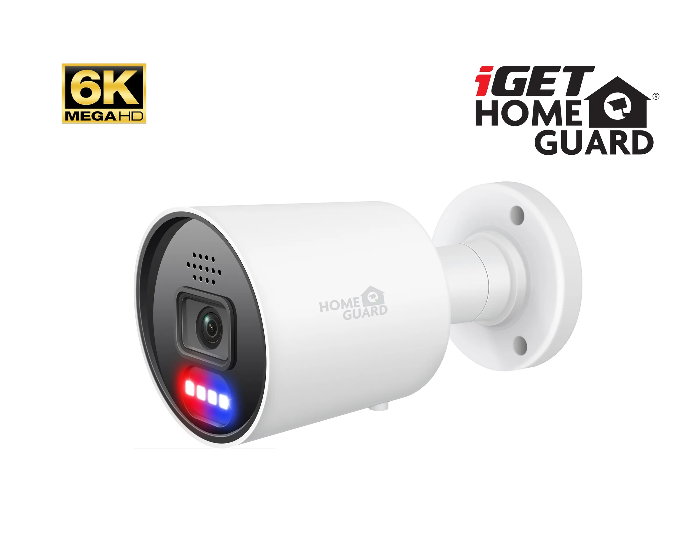 iGET HGNHK942CAM - MegaHD 6K PoE IP kamera, SMART AI detekce, IP67, zvuk, noční přísvit 40m, ONVIF
