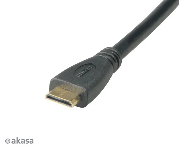 AKASA - HDMI na mini HDMI adaptér - 25 cm