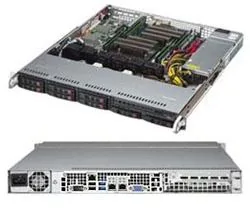 SUPERMICRO 1U chassis 8x 2,5" HS SAS3 SATA (2x NVMe), 600W (80PLUS Platinum)