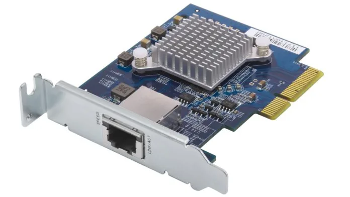QNAP QXG-10G1T - 10GbE karta pro PC i QNAP NAS