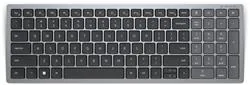 Dell Multi-Device KB740 - Klávesnice - kompaktní - bezdrátový - 2.4 GHz, Bluetooth 5.0 - QWERTZ - česká/slovenská - titanová šedá - s 3 years Advanced Exchange Service