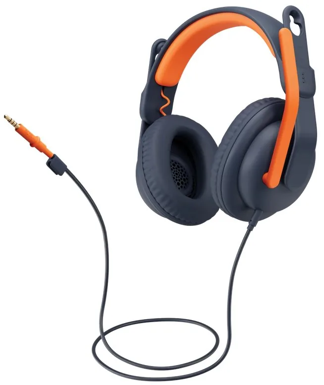 Logitech Zone Learn Over-Ear Wired Headset for Learners, 3.5mm AUX - Sluchátka s mikrofonem - plná velikost - kabelové - 3.5 mm jack