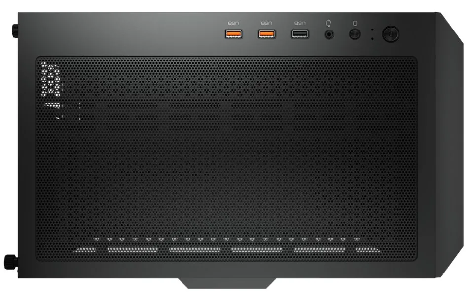 COUGAR PC skříň AIRFACE Black Mid Tower Mesh Front Panel 1 x 120mm Fan TG Left Panel Black