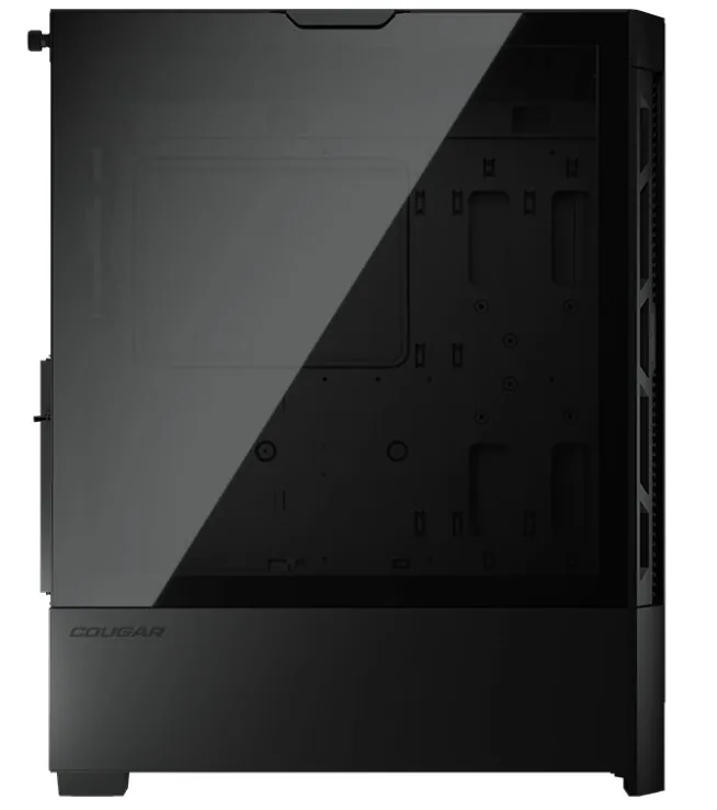 COUGAR PC skříň AIRFACE Black Mid Tower Mesh Front Panel 1 x 120mm Fan TG Left Panel Black