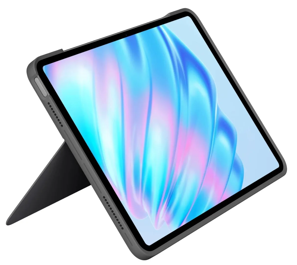 Logitech Combo Touch - Klávesnice a pouzdro - s trackpad - podsvícení - Apple Smart connector - QWERTY - US mezinárodní - oxfordská šedá - pro Apple 13-inch iPad Air (M2, M3)