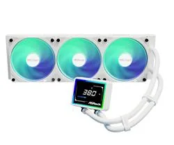 AIOCOOL Asrock Challenger White 360 Digital, ARGB, White, 360mm