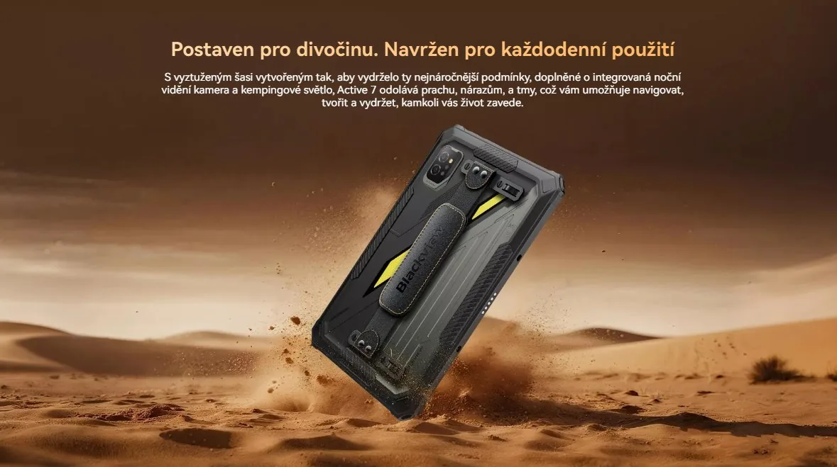 BLACKVIEW Rugged Tab Active 7 LTE 8GB 128GB 11",BLACK,Helio G81 Octa-core 2.0GHz,13MP 16MP+20MP,Night vision,Android 15