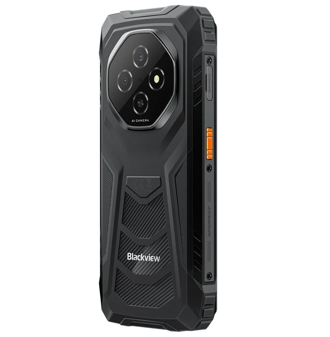 BLACKVIEW Rugged FORT1 LTE 6.56" BLACK,HD+ 1612x720,6+256GB,T615 Octa-Core 1.8GHz,8MP 16+2MP,NFC,10000mAh,Android 15