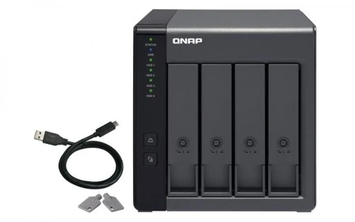 QNAP TR-004, Tower, 4-bay rozšiřovací jednotka s podporou RAID na USB 3.1 pro NAS PC