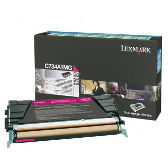 Lexmark - Purpurová - originální - kazeta s barvivem LCCP, LRP - pro Lexmark C734, C736, X734, X736, X738