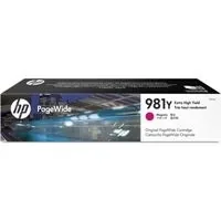 HP originální ink L0R14A, No.981Y, magenta - expirace (2022)